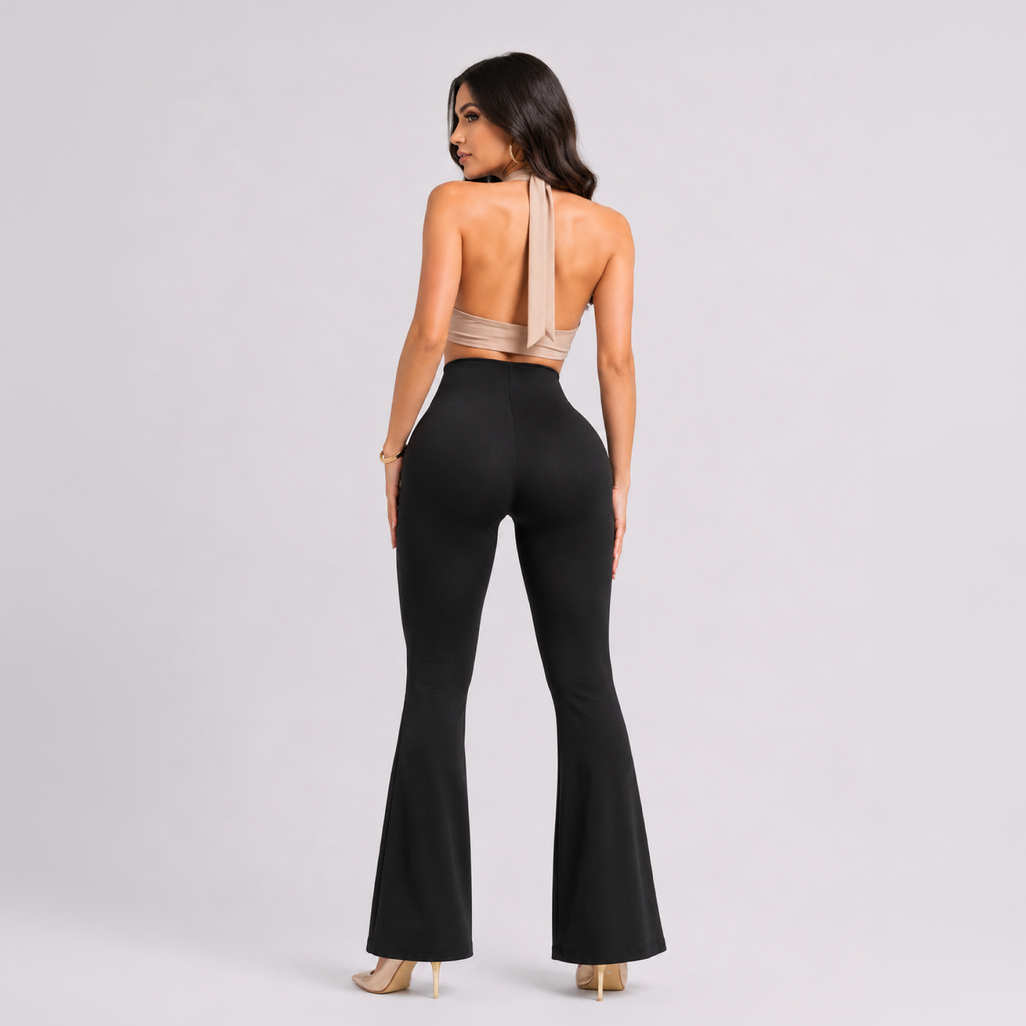 Leggings Acampanados con Faja Interna Velvet Body Flare | Moldea Abdomen y Realza Glúteos